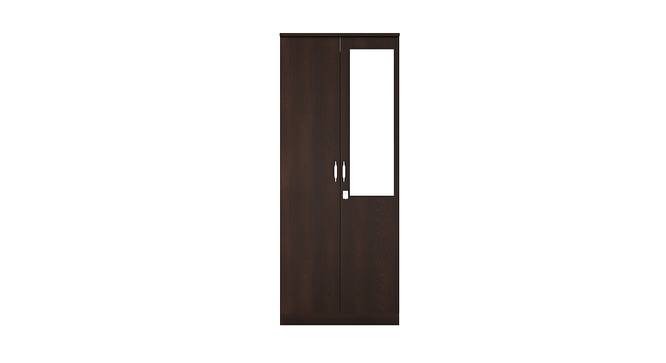 Riva 2 Door Engineered Wood Wardrobe - Wenge (Melamine Finish) by Urban Ladder - Front View Design 1 - 567945