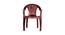Isaac Plastic Outdoor Chair - Set of 4 (Brown) by Urban Ladder - Front View Design 1 - 567960