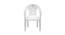 Luca Plastic Outdoor Chair - Set of 4 (Grey) by Urban Ladder - Front View Design 1 - 567961
