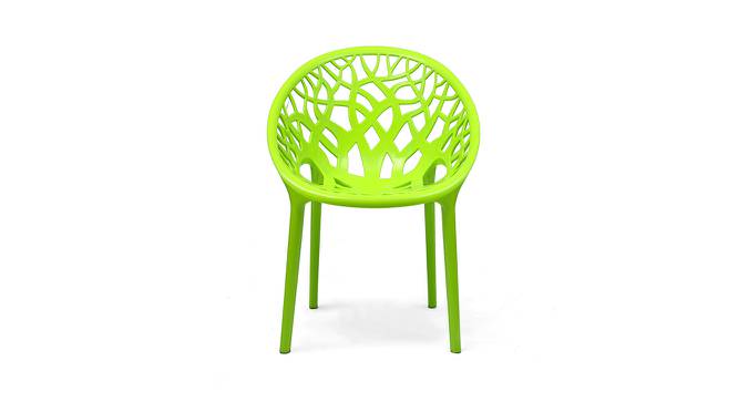 Nolan Plastic Outdoor Chair - Set of 2 (Green) by Urban Ladder - Front View Design 1 - 567965