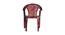 Isaac Plastic Outdoor Chair - Set of 4 (Brown) by Urban Ladder - Cross View Design 1 - 567980