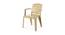 Josiah Plastic Outdoor Chair - Set of 4 (Beige) by Urban Ladder - Cross View Design 1 - 567982