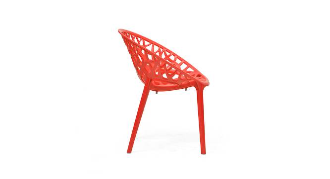 Joshua Plastic Outdoor Chair - Set of 2 (Red) by Urban Ladder - Cross View Design 1 - 567984