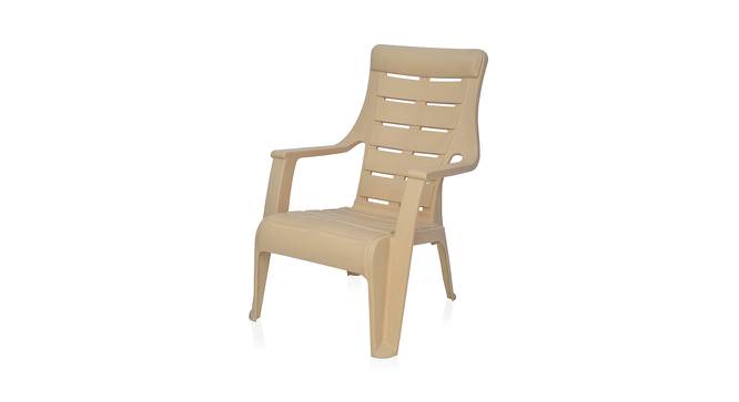 Aaron Plastic Outdoor Chair - Set of 2 (Beige) by Urban Ladder - Cross View Design 1 - 567987