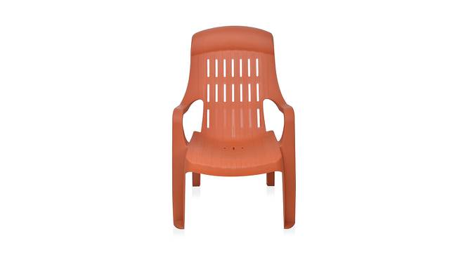 Cooper Plastic Outdoor Chair - Set of 2 (Brown) by Urban Ladder - Front View Design 1 - 568062