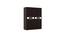 Ignis 4 Door Engineered Wood Wardrobe - Dark Brown (Melamine Finish) by Urban Ladder - Cross View Design 1 - 568063