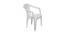 Hudson Plastic Outdoor Chair - Set of 4 (Grey) by Urban Ladder - Cross View Design 1 - 568074