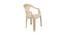 Anthony Plastic Outdoor Chair - Set of 4 (Beige) by Urban Ladder - Cross View Design 1 - 568075