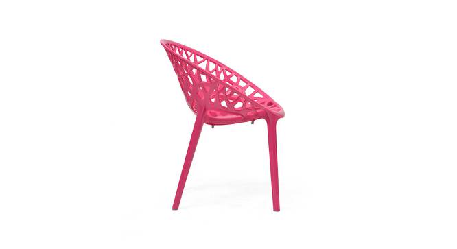 Adrian Plastic Outdoor Chair - Set of 2 (Pink) by Urban Ladder - Cross View Design 1 - 568079