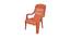 Cooper Plastic Outdoor Chair - Set of 2 (Brown) by Urban Ladder - Cross View Design 1 - 568081
