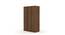 Lodgy 3 Door Engineered Wood Wardrobe - Brown (Melamine Finish) by Urban Ladder - Rear View Design 1 - 568100