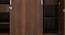 Mozart 4 Door Engineered Wood Wardrobe - Walnut (Melamine Finish) by Urban Ladder - Rear View Design 1 - 568101