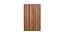 Lisa 3 Door Engineered Wood Wardrobe - Walnut (Melamine Finish) by Urban Ladder - Front View Design 1 - 568147