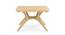 Emperor 3 Seater Plastic Dining Table - Marble Beige (Beige) by Urban Ladder - Front View Design 1 - 568153