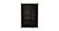 Willy 3 Door Engineered Wood Wardrobe - New Wenge (Melamine Finish) by Urban Ladder - Cross View Design 1 - 568159