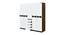 Estana 5 Door Engineered Wood Wardrobe - Brown (Melamine Finish) by Urban Ladder - Cross View Design 1 - 568164