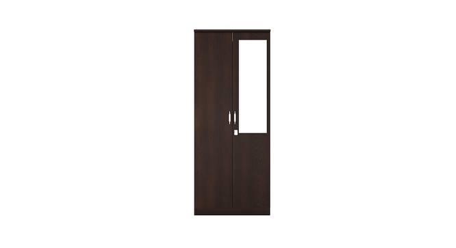 Riva 2 Door Engineered Wood Wardrobe - New Wenge (Melamine Finish) by Urban Ladder - Front View Design 1 - 568232