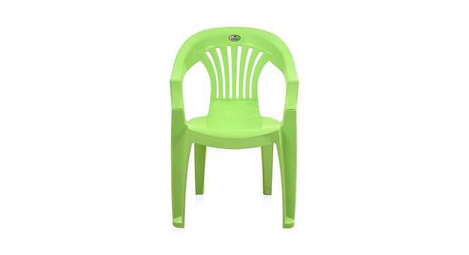 Maverick Plastic Outdoor Chair - Set of 4 (Green) by Urban Ladder - Front View Design 1 - 568242