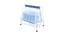 Lyra Metal Baby Cradle with Mosquito Protection Net - Blue (Blue, Painted Finish) by Urban Ladder - Cross View Design 1 - 568303