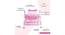Clio Stainless Steel Baby Cradle with Mosquito Net Pineapple & Heart (Pink, Painted Finish) by Urban Ladder - Cross View Design 1 - 568388