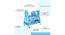 Bella Baloo Stainless Steel Baby Cradle with Mosquito Net Airplane & Yatch (Blue, Painted Finish) by Urban Ladder - Cross View Design 1 - 568462