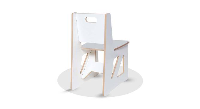 Cross Chair for Kids (White, Glossy Finish) by Urban Ladder - Cross View Design 1 - 568467