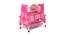 Bella Baloo Metal Baby Bassinet with Mosquito Protection Net - Pink (Pink, Painted Finish) by Urban Ladder - Front View Design 1 - 568527
