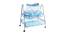 Clio Metal Baby Bassinet with Mosquito Protection Net - Blue (Blue, Painted Finish) by Urban Ladder - Cross View Design 1 - 568538