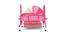 Bella Baloo Metal Baby Bassinet with Mosquito Protection Net - Pink (Pink, Painted Finish) by Urban Ladder - Cross View Design 1 - 568540