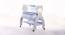 Baloo Solid Wood Cradle - Grey (Grey, Painted Finish) by Urban Ladder - Design 1 Side View - 568557