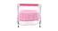 Lyra Metal Baby Cradle with Mosquito Protection Net - Pink (Pink, Painted Finish) by Urban Ladder - Front View Design 1 - 568609