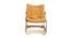 Andy Toddler Lounger (Glossy Finish, Brown & Mustard) by Urban Ladder - Front View Design 1 - 568621