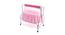 Lyra Metal Baby Cradle with Mosquito Protection Net - Pink (Pink, Painted Finish) by Urban Ladder - Cross View Design 1 - 568623