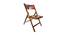 Rosa Solid Wood Outdoor Chair (Natural) by Urban Ladder - Front View Design 1 - 568708