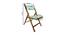 Priya Solid Wood Outdoor Chair (Natural) by Urban Ladder - Design 1 Dimension - 568824