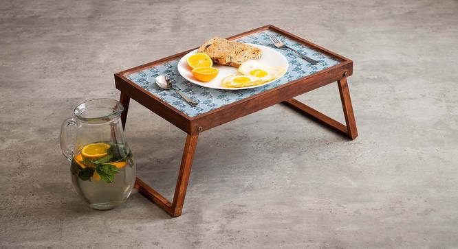 Pablo Breakfast Table (Blue) by Urban Ladder - Front View Design 1 - 569200