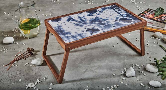 Shibori Breakfast Table (Blue) by Urban Ladder - Front View Design 1 - 569204