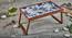 Shibori Breakfast Table (Blue) by Urban Ladder - Front View Design 1 - 569204