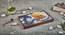 Patang Breakfast Table (Blue) by Urban Ladder - Cross View Design 1 - 569213