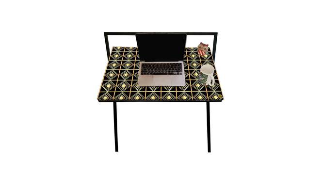 Oakley Engineered Wood Study Table in Matte Finish (Black) by Urban Ladder - Cross View Design 1 - 569730