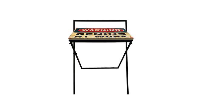 Tyson Engineered Wood Study Table in Matte Finish (Black) by Urban Ladder - Front View Design 1 - 569786