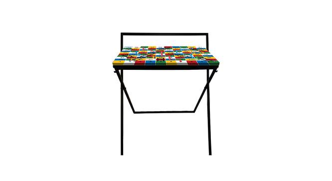 Freya Engineered Wood Study Table in Matte Finish (Black) by Urban Ladder - Front View Design 1 - 569788