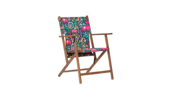 Bistro Folding Chair-Gond Tribal (Brown) by Urban Ladder - Front View Design 1 - 569868