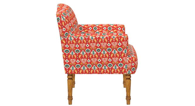Nawaab Arm Chair - Red Ikkat (Red) by Urban Ladder - Cross View Design 1 - 569873