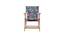 Bistro Folding Chair-Gond Tribal (Brown) by Urban Ladder - Design 1 Side View - 569892