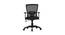 Hector Medium Back Swivel Mesh Office Chair in Black Colour (Black) by Urban Ladder - Cross View Design 1 - 570024