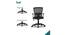 Hector Medium Back Swivel Mesh Office Chair in Black Colour (Black) by Urban Ladder - Design 1 Close View - 570062