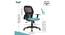 Cosmos Medium Back Swivel Mesh Ergonomic Office Chair in Teal-Black Colour (Teal Black) by Urban Ladder - Design 1 Dimension - 570080