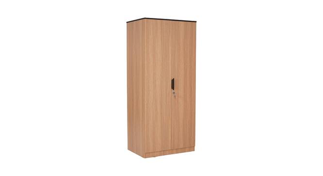 Milford Engineered Wood 2 Door Without Mirror Wardrobe (Brown) by Urban Ladder - Cross View Design 1 - 570127