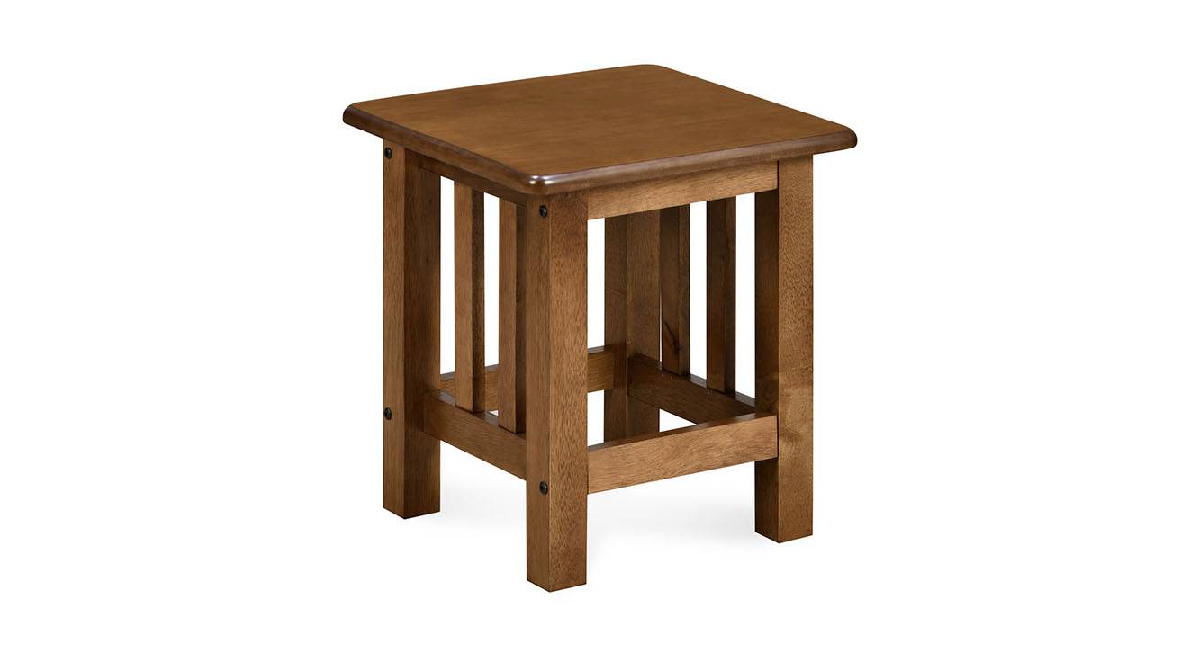 Conolly Solid Wood Side Table in Melamine Finish Urban Ladder